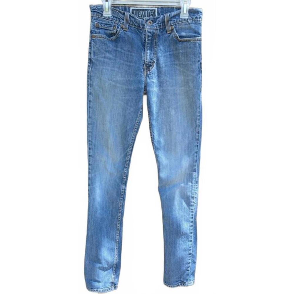 Levi's 510 Super Skinny Jeans 32x34 Medium Wash Low Stretch Mid Rise Jeans